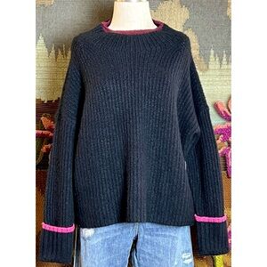 Anthropologie Black Pullover Sweater XLP